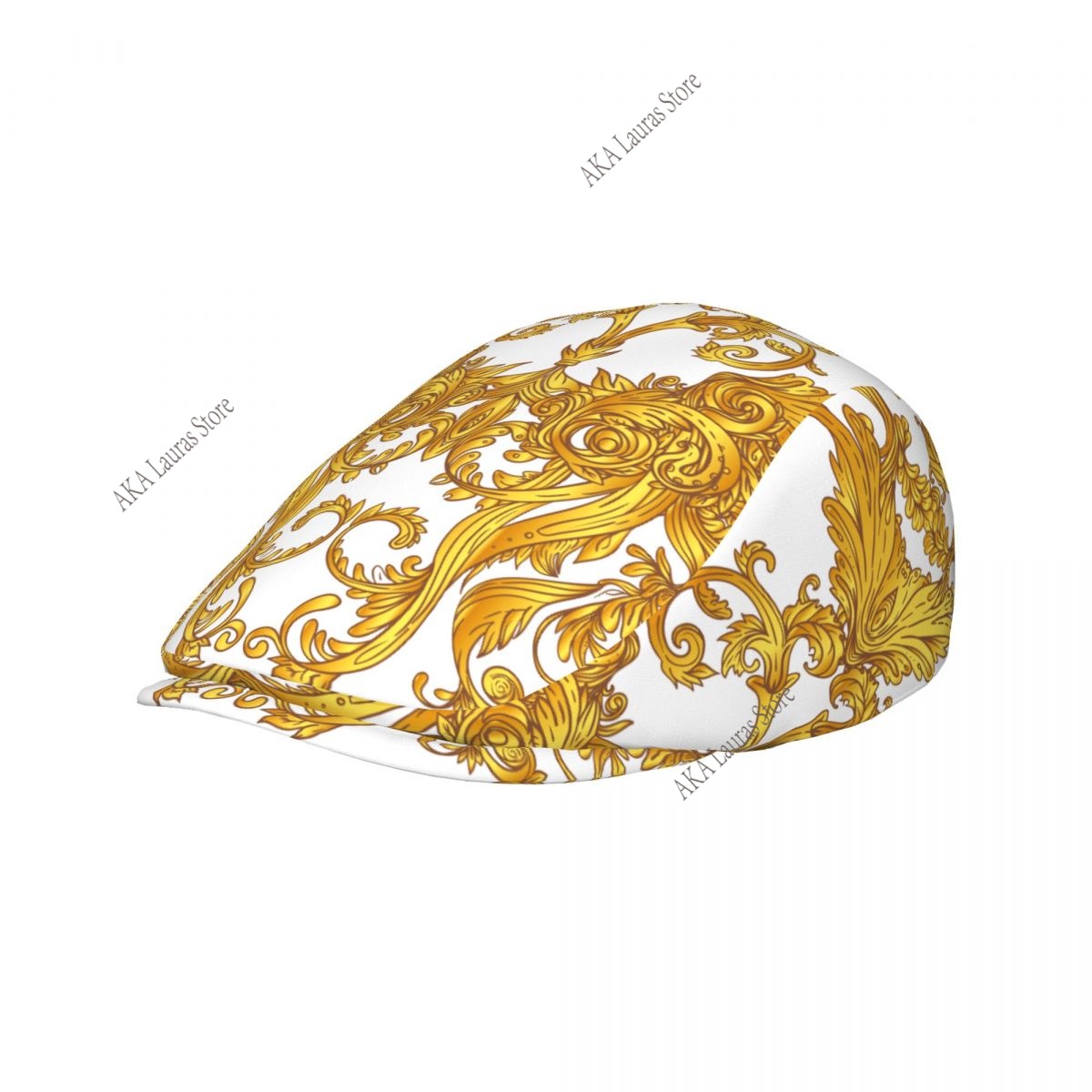 Newsboy Cap Ivy - Newsboy Cap Golden Baroque Vintage Casual