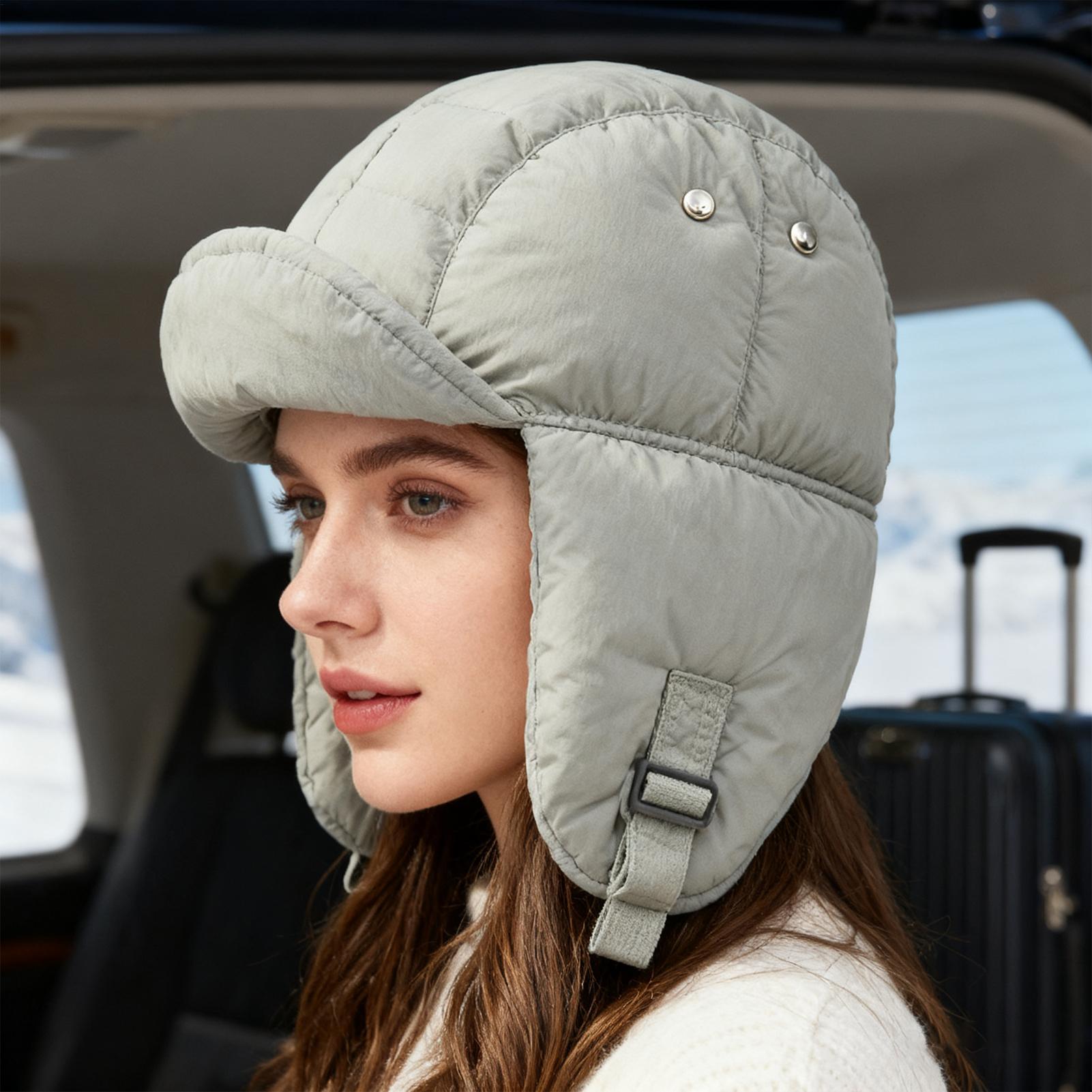 Trapper Hat Warm Headwear With - Trapper Hat Ear Flap recension och pris
