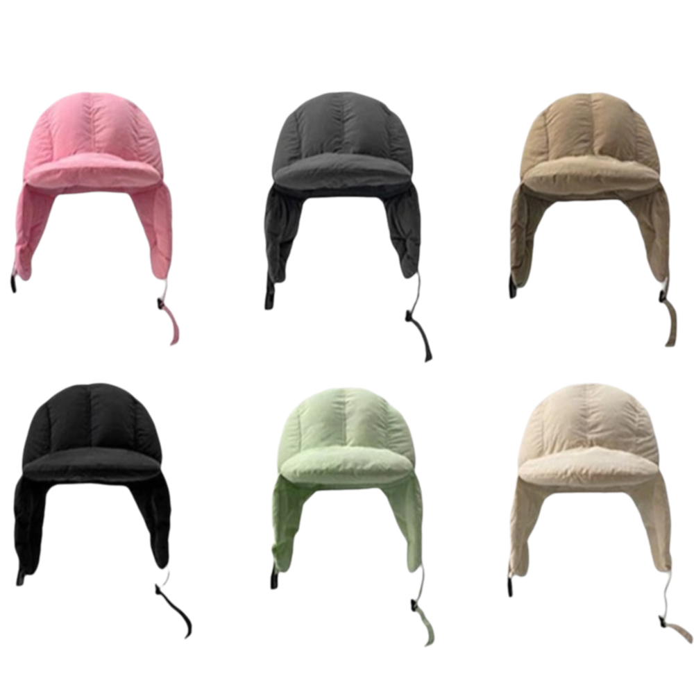 Solid Color Padded Bomber Hats - Trapper Hat Ear Flap recension och pris