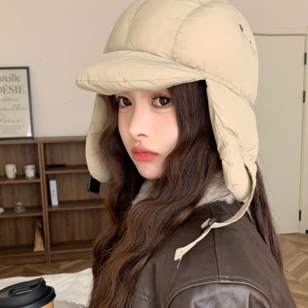 Solid Color Padded Bomber Hats - Trapper Hat Ear Flap recension och pris