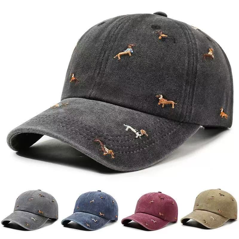 Dachshund Embroidery Washed Co - Golf Cap Dad recension och pris
