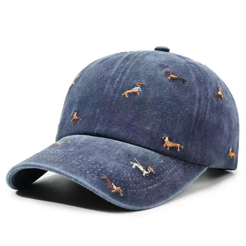 Dachshund Embroidery Washed Co - Golf Cap Dad recension och pris