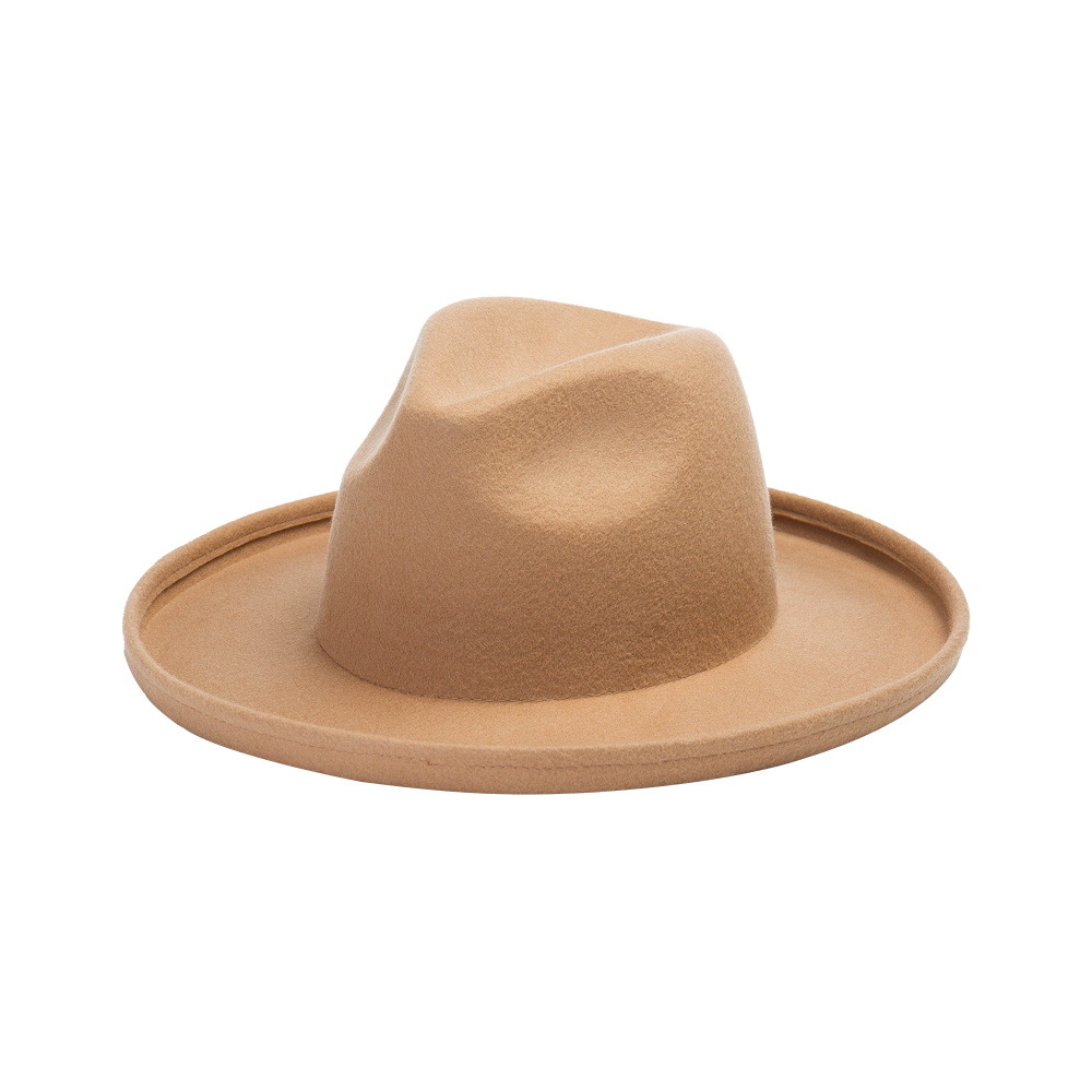 New Autumn Winter Style Rolled - Fedora Hat Wool recension och pris