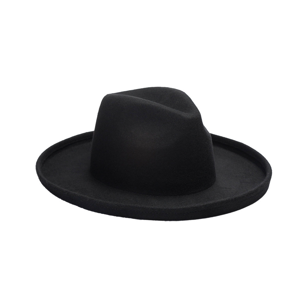 New Autumn Winter Style Rolled - Fedora Hat Wool recension och pris