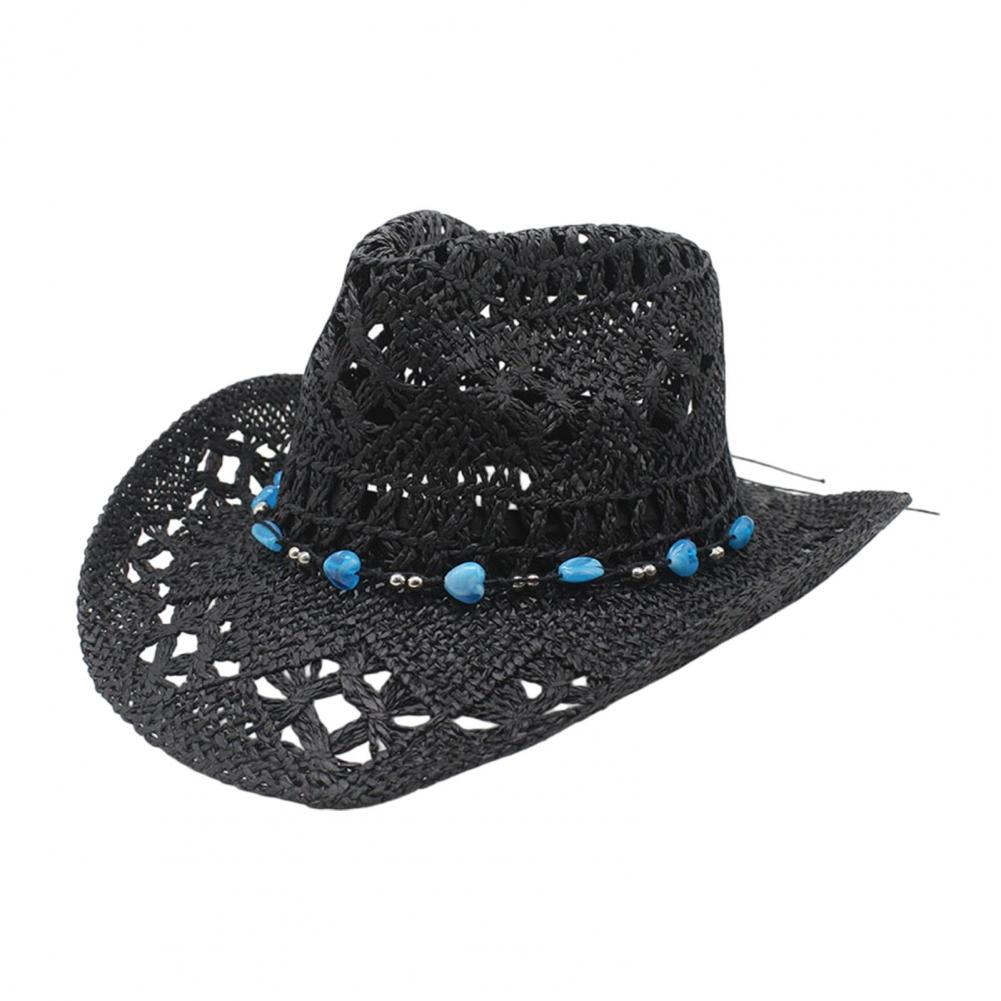 Wide Brim Cowboy Hat Western S - Cowboy Hat Straw recension och pris