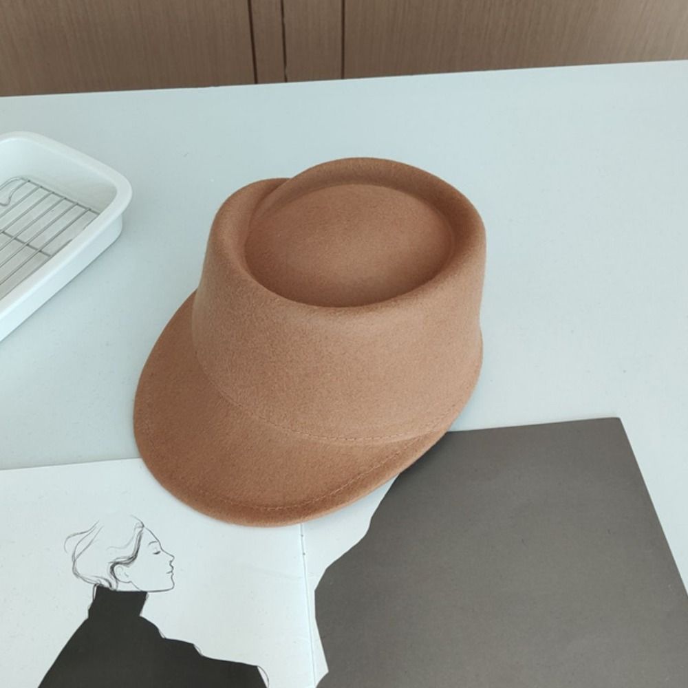 Fashion 100% Wool Top Hat for  - Fedora Hat Wool recension och pris