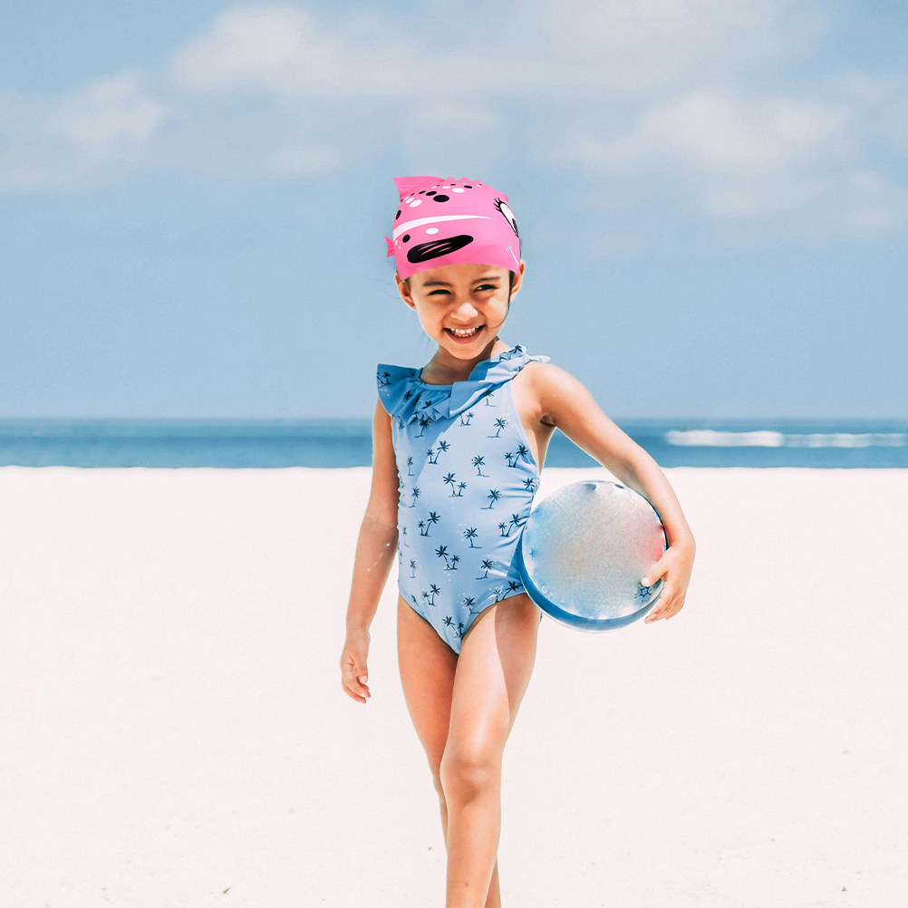 2Pcs Childrens Silicone Swim C - Swim Hat Silicone recension och pris