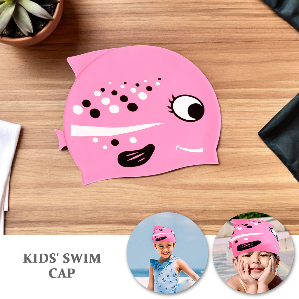 2Pcs Childrens Silicone Swim C - Swim Hat Silicone recension och pris