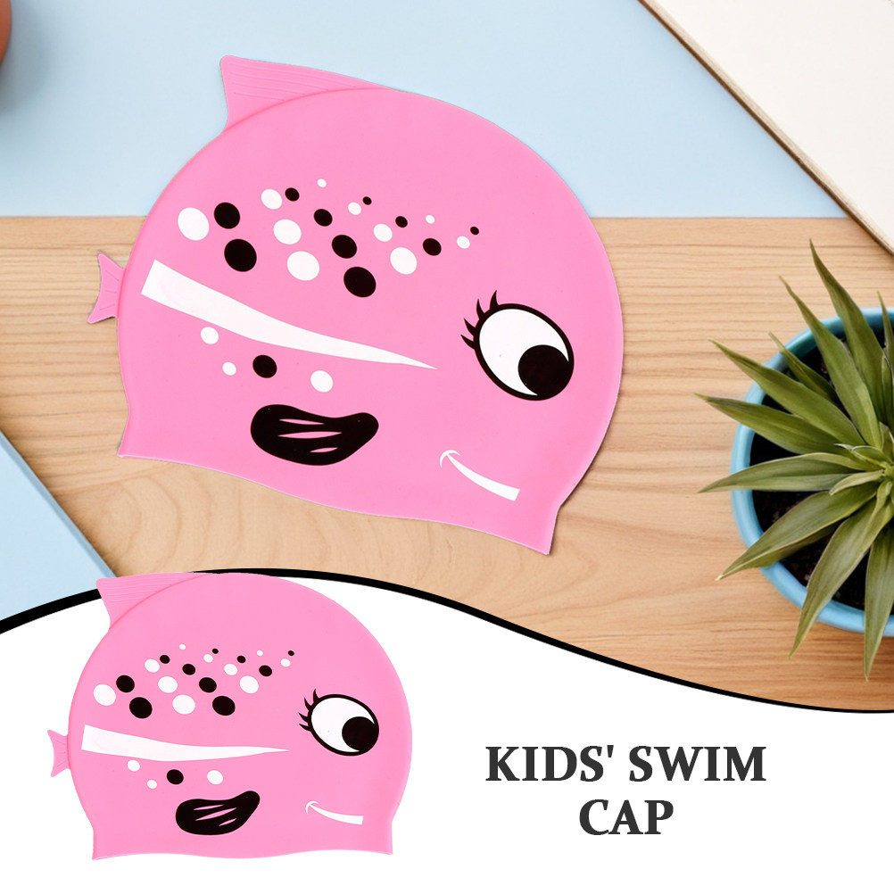 2Pcs Childrens Silicone Swim C - Swim Hat Silicone recension och pris