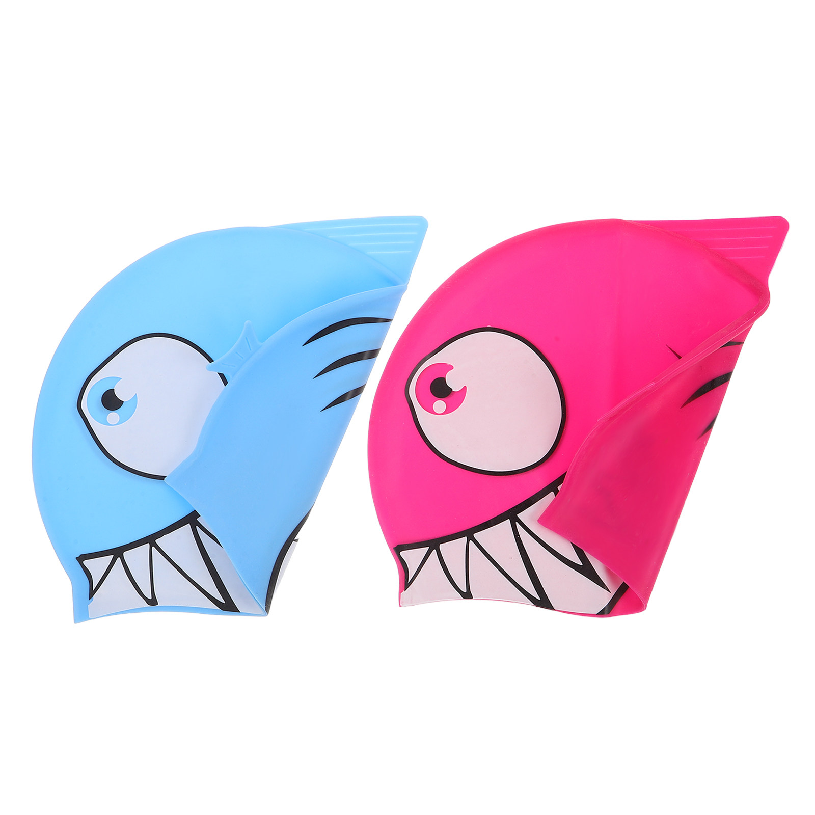 2Pcs Children Silicone Swim Ca - Swim Hat Silicone recension och pris