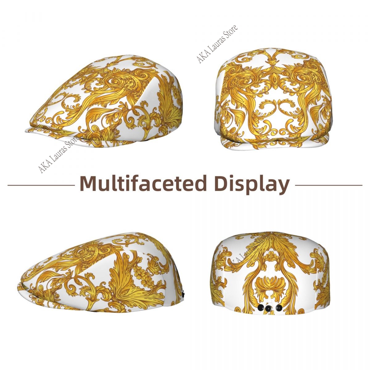 Newsboy Cap Golden Baroque Vin - Newsboy Cap Ivy recension och pris