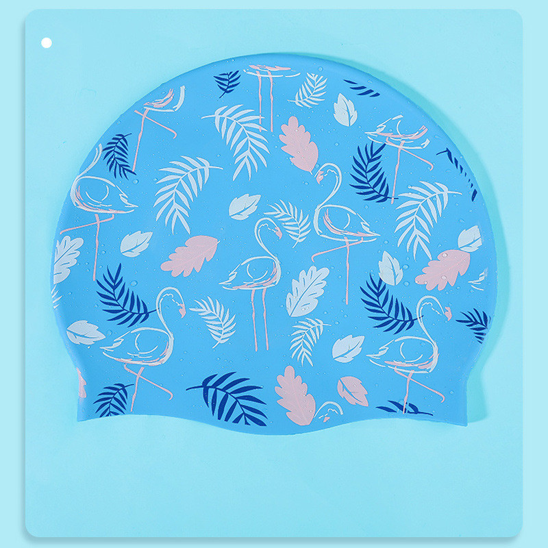 Adults High Elastic Cute Swimm - Swim Hat Silicone recension och pris