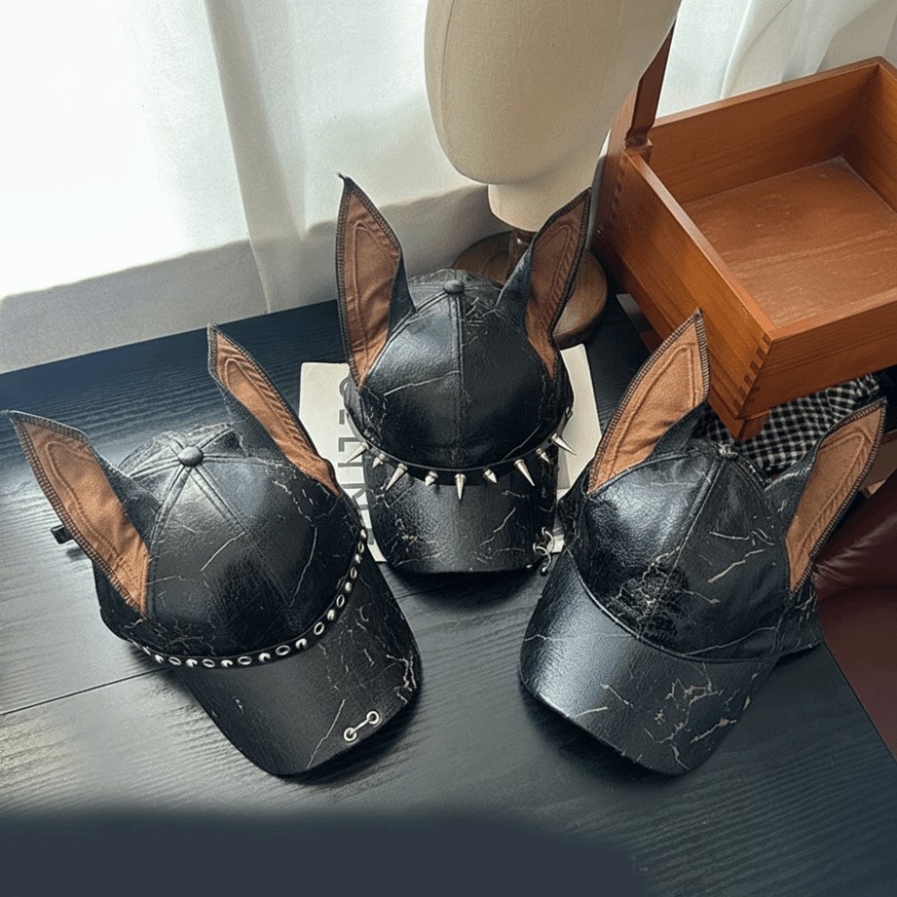 Fashion Punk Doberman Dog Ears - Baseball Cap Structured recension och pris