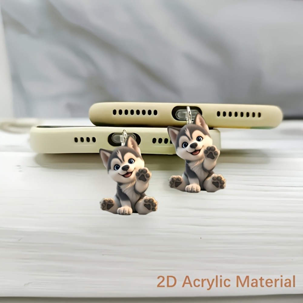 Charming Dog Dust Plug Kawaii  - Snapback Hat Flat recension och pris
