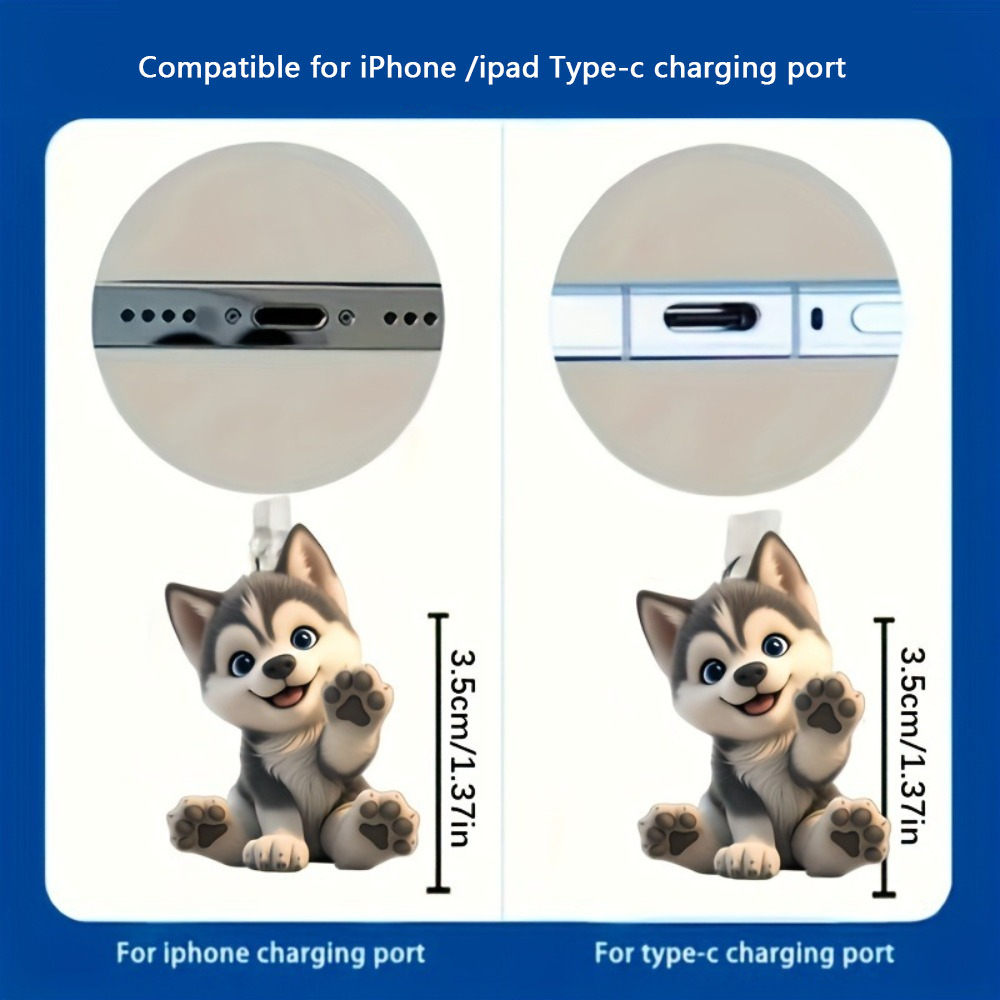 Charming Dog Dust Plug Kawaii  - Snapback Hat Flat recension och pris